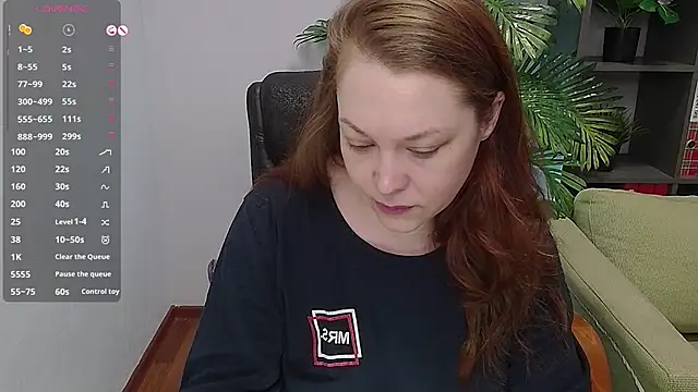 CutieGinger online show from November 9, 2025, 9:13 am