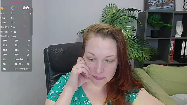 CutieGinger online show from September 20, 2025, 6:13 pm