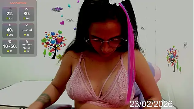 lady hana28 online show from February 23, 2026, 11:11 am