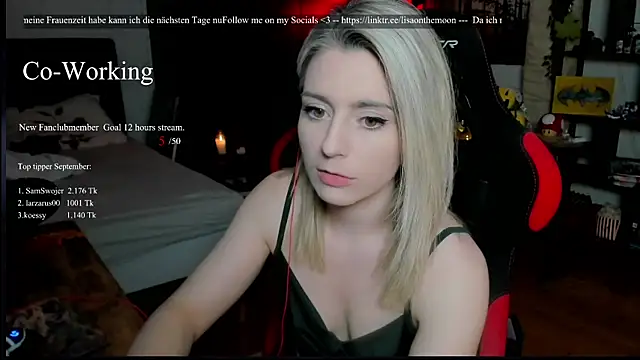 Lisaonthemoon online show from September 10, 2025, 6:18 pm