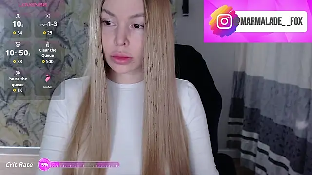 Marmalade Fox online show from April 23, 2026, 4:19 am