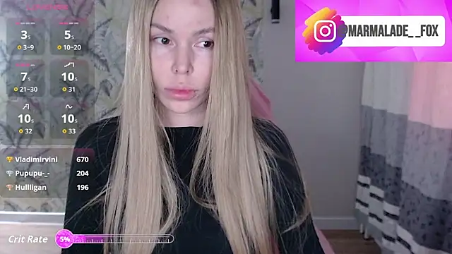 Marmalade Fox online show from April 19, 2026, 4:13 am