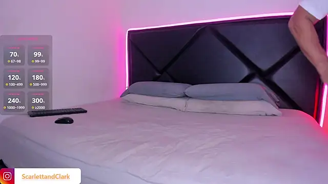 Snapshot of ScarlettAndClark chatting on October 17, 2025, 11:17 pm ScarlettAndClark online show from October 17, 2025, 11:17 pm