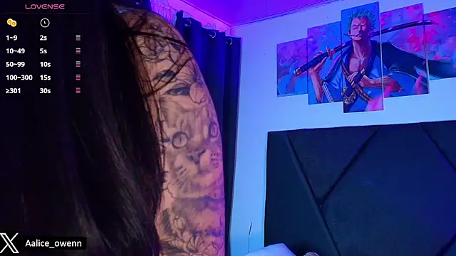 Aliceowenn online show from November 7, 2025, 2:49 am