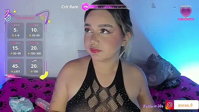 Snapshot of Pucaa_ chatting on July 16, 2026, 10:45 am Pucaa online show from July 16, 2026, 10:45 am