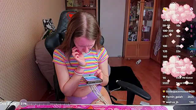 cutieMila online show from April 3, 2026, 7:15 am