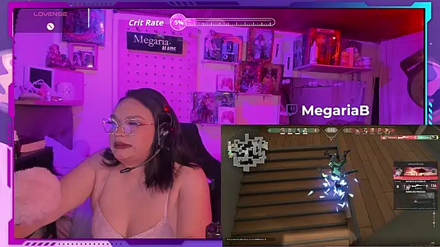 Snapshot of MegariaB chatting on October 18, 2025, 4:25 am MegariaB online show from October 18, 2025, 4:25 am