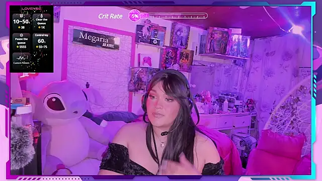 Snapshot of MegariaB chatting on March 10, 2025, 4:38 am MegariaB online show from March 10, 2025, 4:38 am