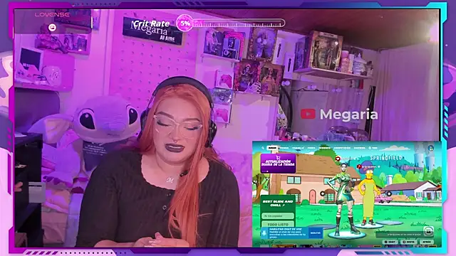 MegariaB online show from November 8, 2025, 4:49 am