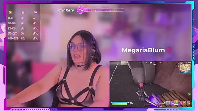 MegariaB online show from March 8, 2026, 4:49 am