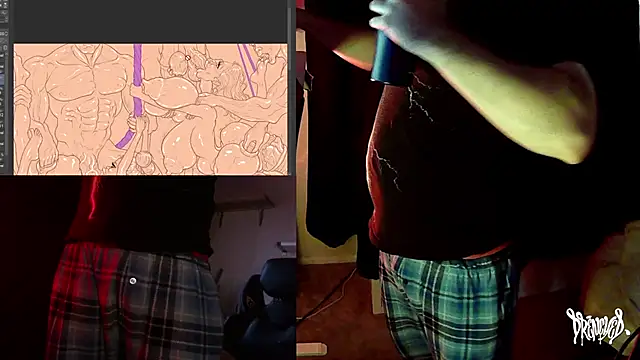 Snapshot of DrenchedArt chatting on June 29, 2026, 2:28 pm DrenchedArt online show from June 29, 2026, 2:28 pm