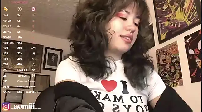 Snapshot of aomiii chatting on January 21, 2025, 5:51 pm aomiii online show from January 21, 2025, 5:51 pm