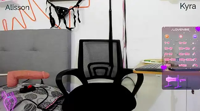 Snapshot of alissonandamy chatting on March 19, 2025, 12:34 pm alissonandamy online show from March 19, 2025, 12:34 pm