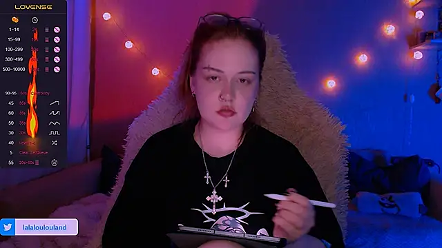 Snapshot of lala_loulou_land chatting on March 1, 2025, 8:42 pm lala loulou land online show from March 1, 2025, 8:42 pm