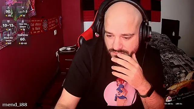 menditeta1 online show from January 8, 2026, 9:10 pm