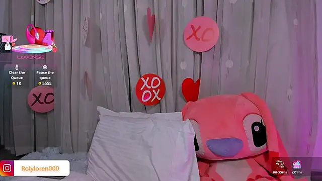 RolyLoren online show from March 18, 2025, 9:21 pm