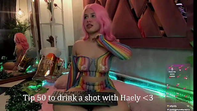 Haelycute online show from March 16, 2025, 4:34 pm