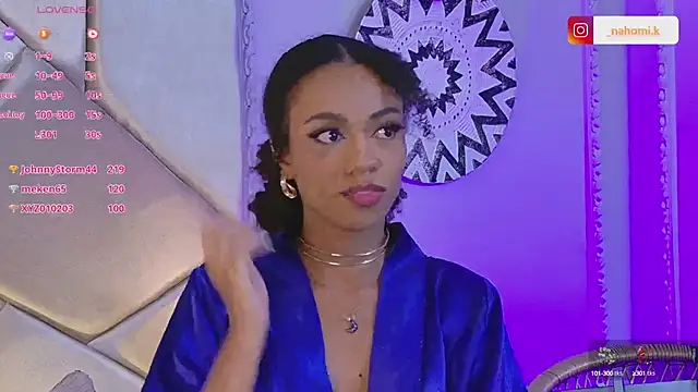 Snapshot of Nahomi_King chatting on February 17, 2025, 7:12 pm Nahomi King online show from February 17, 2025, 7:12 pm