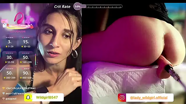 Snapshot of WildgirlShow chatting on May 21, 2026, 9:34 pm WildgirlShow online show from May 21, 2026, 9:34 pm