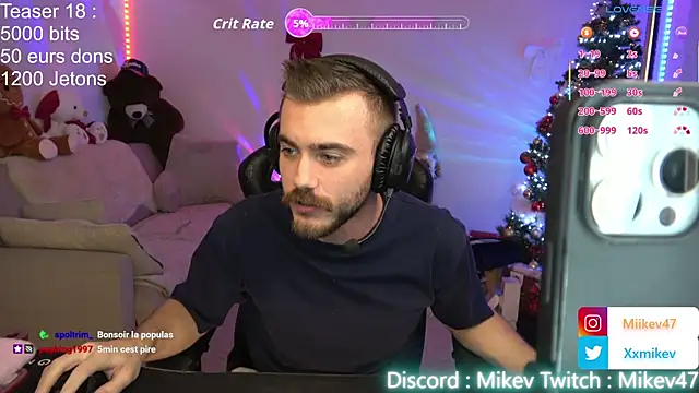 Mikev online show from December 18, 2025, 7:07 pm