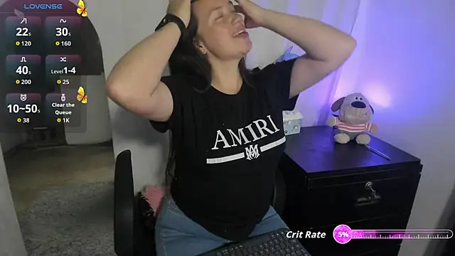 Snapshot of milysauria1 chatting on April 10, 2026, 12:23 pm milysauria1 online show from April 10, 2026, 12:23 pm