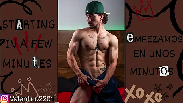 Valentino Xander online show from April 23, 2026, 1:23 am