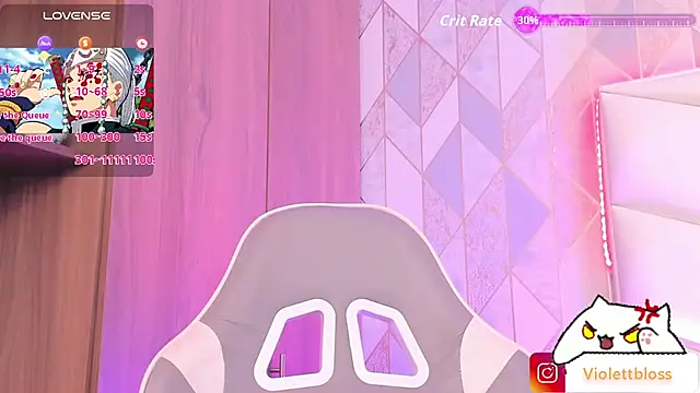 Violettbloss online show from February 7, 2026, 3:36 am