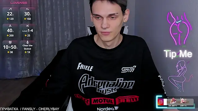 Snapshot of CHERLYBAY chatting on February 25, 2025, 9:04 pm CHERLYBAY online show from February 25, 2025, 9:04 pm