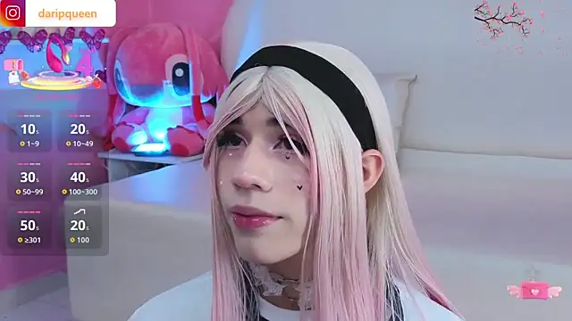 DaripQueen online show from October 3, 2025, 2:40 pm