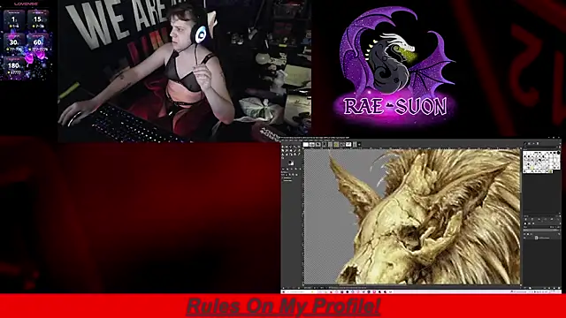 Rae-Suon online show from November 28, 2025, 3:28 am
