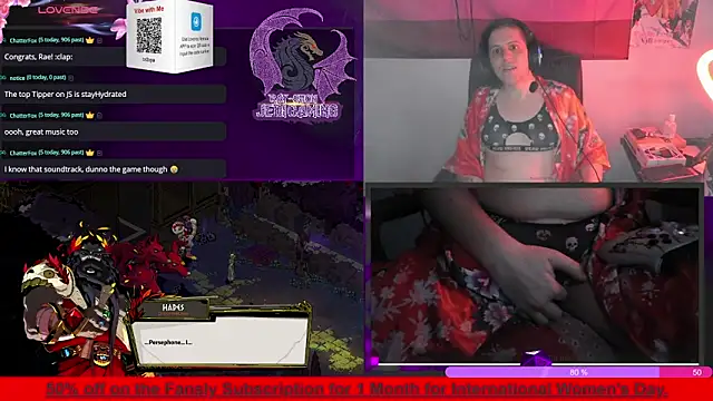 Snapshot of Rae-Suon chatting on March 9, 2025, 6:28 am Rae-Suon online show from March 9, 2025, 6:28 am