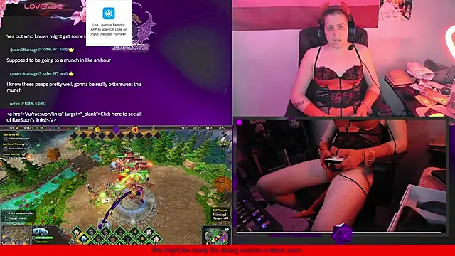 Snapshot of Rae-Suon chatting on February 8, 2025, 1:32 am Rae-Suon online show from February 8, 2025, 1:32 am