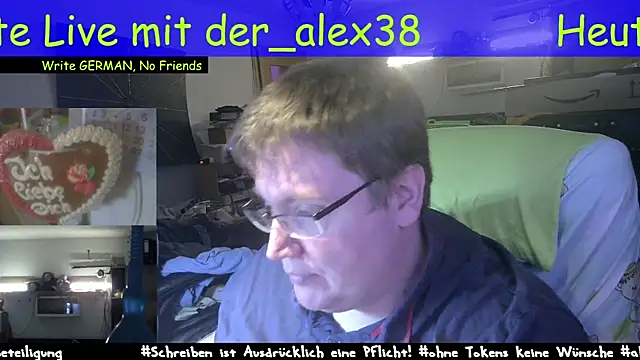 der alex38 online show from March 17, 2025, 7:15 pm