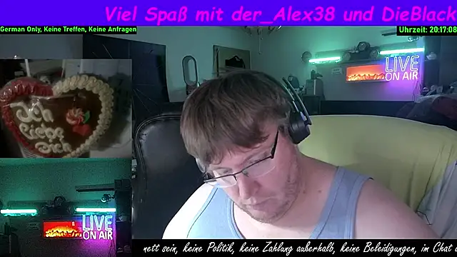 der alex38 online show from September 15, 2025, 6:19 pm
