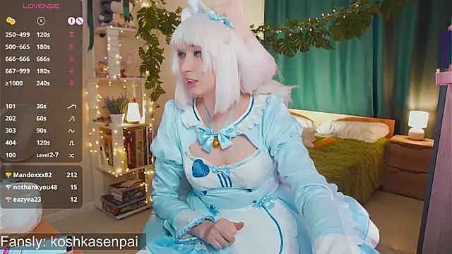 Snapshot of koshkasenpai chatting on February 9, 2025, 4:14 am koshkasenpai online show from February 9, 2025, 4:14 am