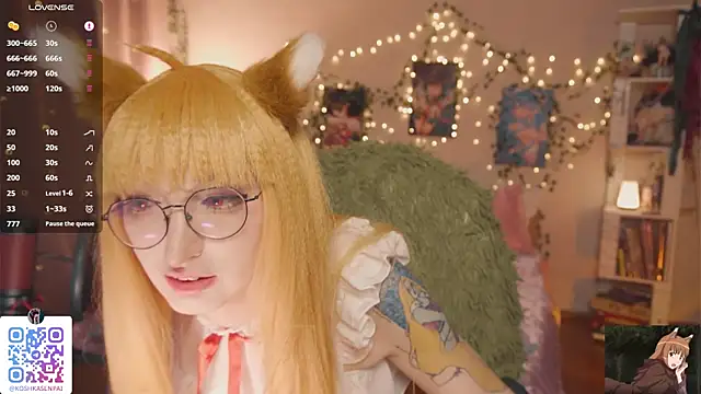 koshkasenpai online show from April 16, 2026, 4:24 am