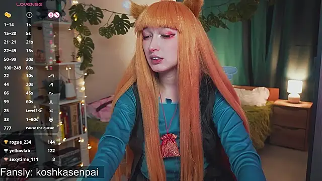 Snapshot of koshkasenpai chatting on February 2, 2025, 7:09 am koshkasenpai online show from February 2, 2025, 7:09 am