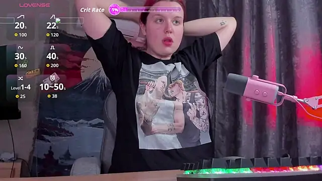 NielletaBlossom online show from April 24, 2026, 3:41 am