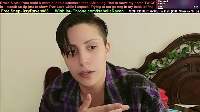 Snapshot of IsabelleRaven chatting on March 10, 2026, 6:34 pm IsabelleRaven online show from March 10, 2026, 6:34 pm