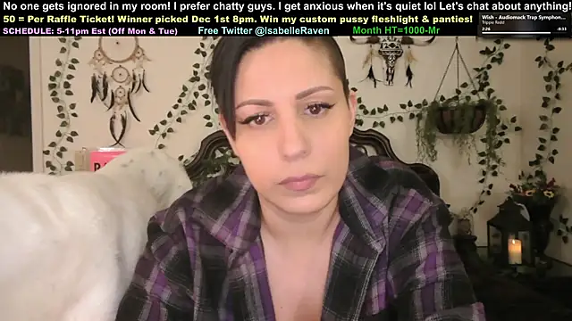 Snapshot of IsabelleRaven chatting on November 25, 2025, 11:27 pm IsabelleRaven online show from November 25, 2025, 11:27 pm