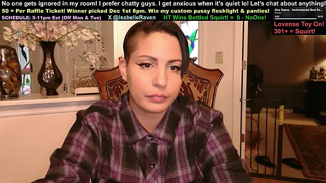 Snapshot of IsabelleRaven chatting on October 29, 2025, 10:09 pm IsabelleRaven online show from October 29, 2025, 10:09 pm