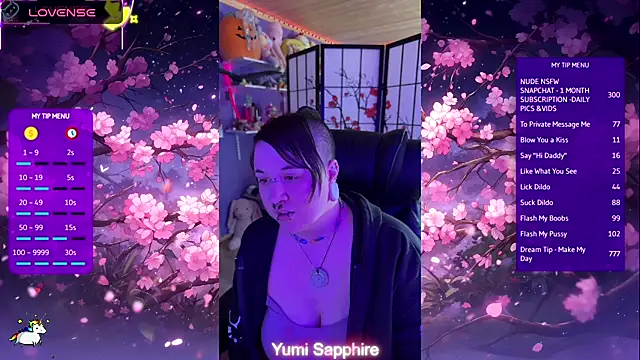 yumi sapphire online show from April 21, 2026, 8:48 pm
