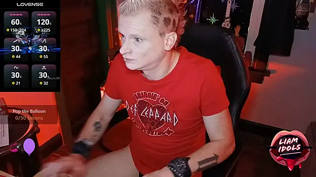 LiamIdols online show from November 5, 2025, 8:12 pm