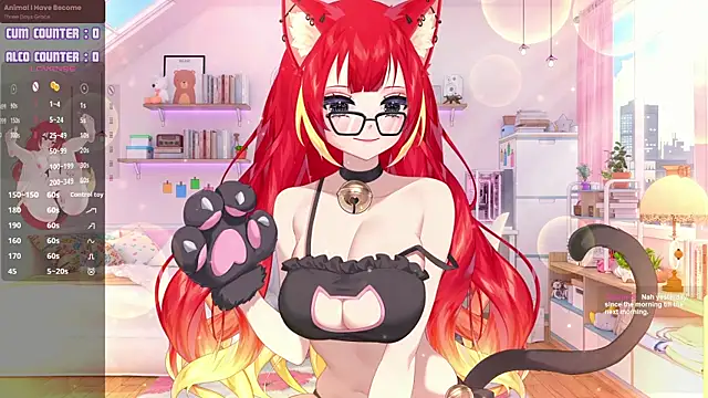 LewdKira VT online show from November 3, 2025, 4:10 pm