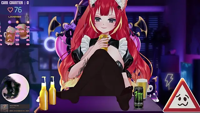 LewdKira VT online show from April 18, 2026, 6:10 pm