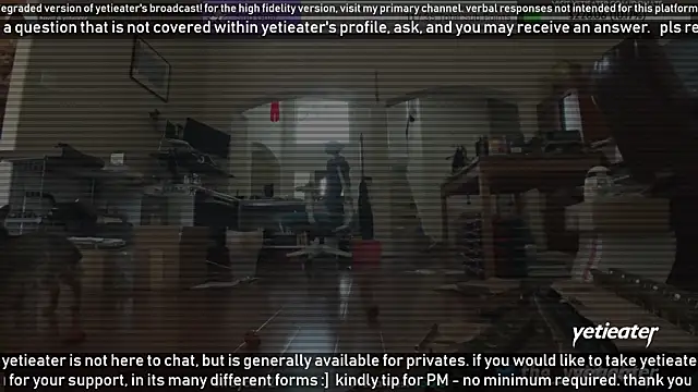 Snapshot of yetieater chatting on January 30, 2025, 6:10 pm yetieater online show from January 30, 2025, 6:10 pm