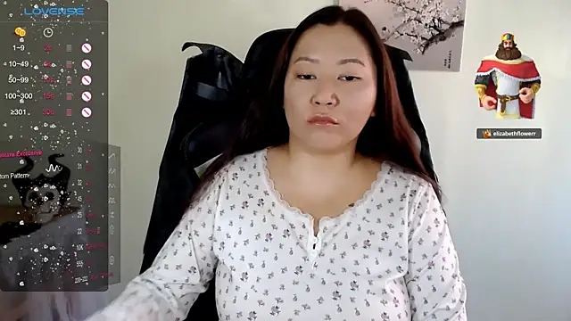 Snapshot of LisaAsianFlower chatting on July 3, 2026, 2:18 am LisaAsianFlower online show from July 3, 2026, 2:18 am