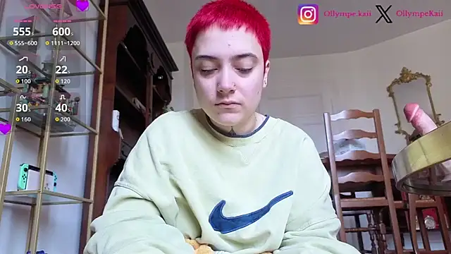 OllympeKaii online show from March 24, 2026, 9:53 am