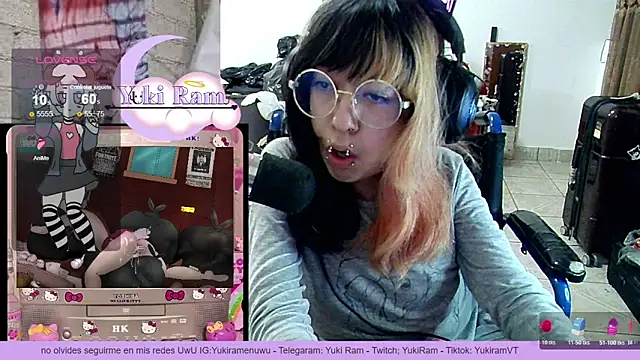 YukiRam online show from February 25, 2026, 3:07 am