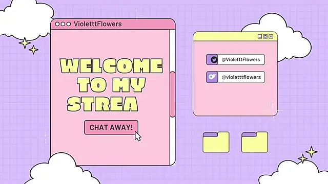 Snapshot of violetttflowers chatting on June 7, 2026, 4:18 am violetttflowers online show from June 7, 2026, 4:18 am